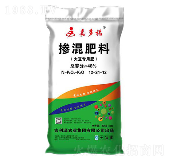 大豆專用摻混肥料12-24-12-嘉多福-吉利源