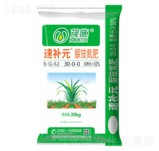 脲銨氮肥30-0-0-速補元-茂施肥料