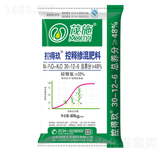 控釋摻混肥料30-12-6-控得玖-茂施肥料