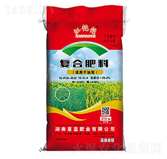 油菜適用復(fù)合肥料12-5-8-紅艷艷-星藍(lán)肥業(yè)