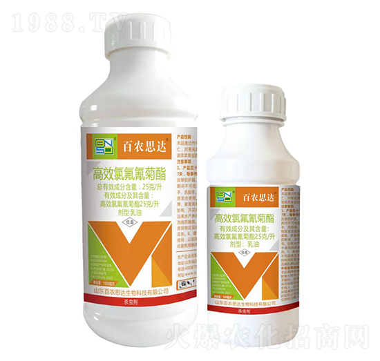 1000ml高效氯氟氰菊酯乳油-百農(nóng)思達(dá)