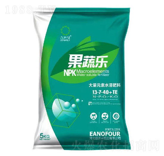 大量元素水溶肥料13-7-40+TE-果蔬樂-益農(nóng)豐肥業(yè)