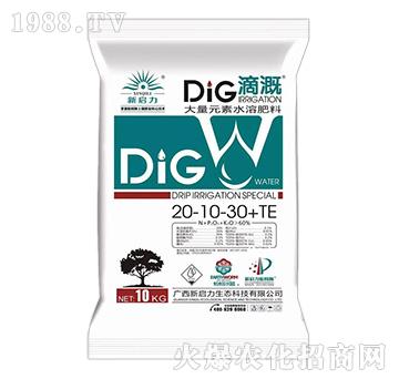 大量元素水溶肥料20-10-30+TE-滴灌-新啟力