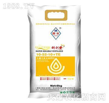 大量元素水溶肥料10-52-10+TE-科立豐-魯化