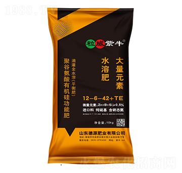 大量元素水溶肥12-6-42+TE-粒威紫牛-德源肥業(yè)