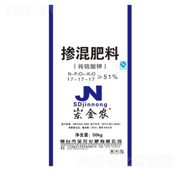 純硫酸鉀摻混肥料17-17-17-金農(nóng)