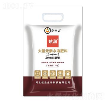 高鉀膨果型大量元素水溶肥料12-6-42-小米人-銘品生物