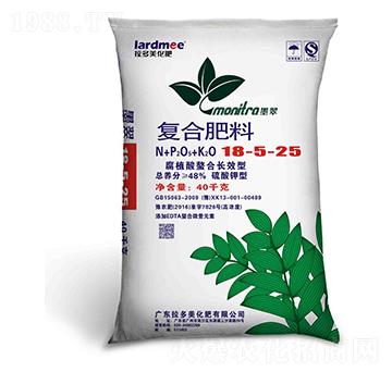 硫酸鉀型復(fù)合肥料18-5-25-墨翠-拉多美