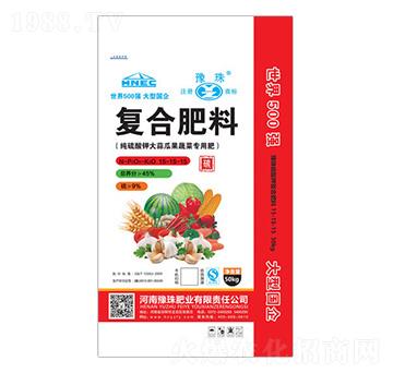 純硫酸鉀大蒜蔬菜水果專用復(fù)合肥料15-15-15-豫珠肥業(yè)