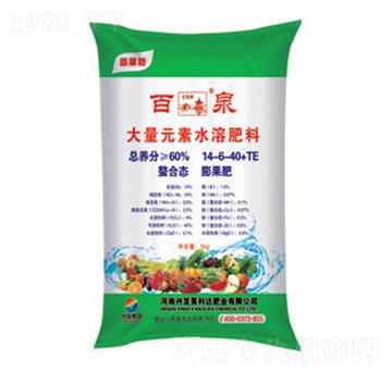 大量元素水溶肥料14-6-40+TE-百泉-興發(fā)昊利達(dá)