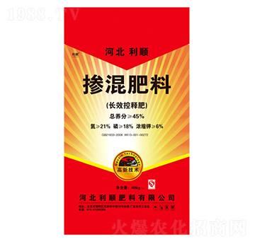 長(zhǎng)效控釋摻混肥料21-18-6-河北利順