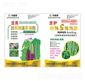 豆類拉長嫩直花莢飽+豆護(hù)粉銹S誘抗素-巧管家-潤澤