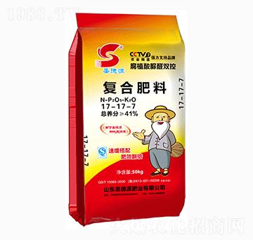 腐植酸脲醛雙控復(fù)合肥料17-17-17-圣德源