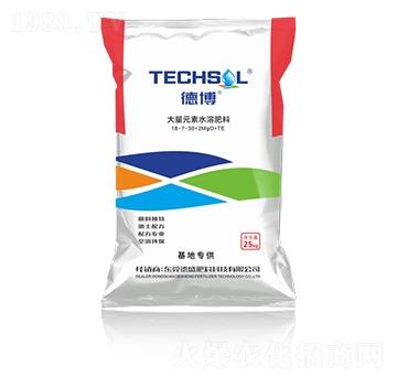 大量元素水溶肥料18-7-30+2MgO+TE-德博-德盛肥料