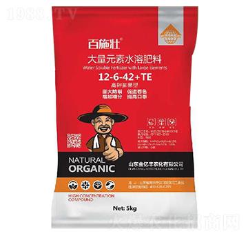 大量元素水溶肥料12-6-42+TE-百施壯-金億豐