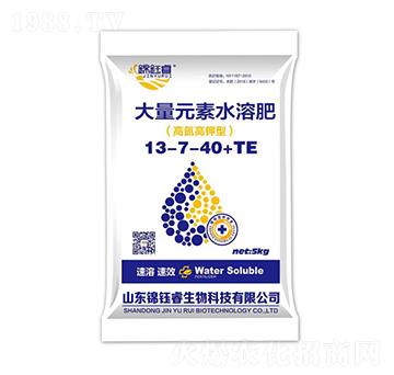 大量元素水溶肥13-7-40+TE-錦鈺睿