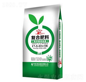 高濃度純硫基復(fù)合肥料17-5-23+TE-云頂-宏達(dá)股份