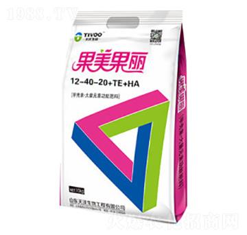 大量元素水溶肥料12-40-20+TE+HA-果美果麗-天鹿生物