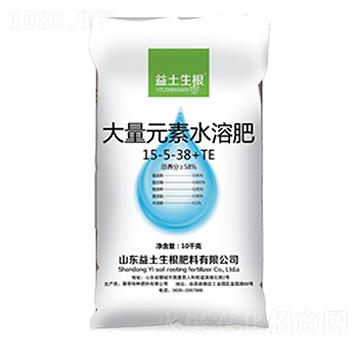 大量元素水溶肥料15-5-38+TE-益土