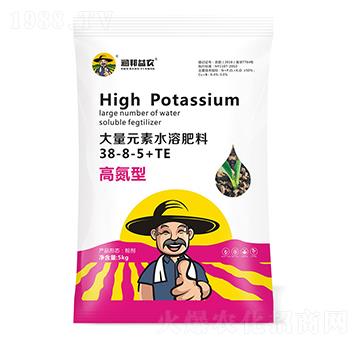 高氮型大量元素水溶肥料38-8-5+TE-潤邦益農(nóng)