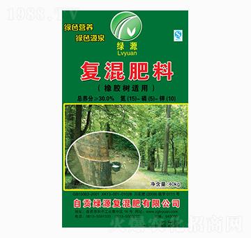 橡膠樹適用復(fù)混肥料15-5-10-綠源