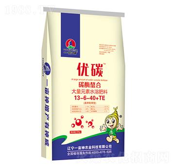 高鉀膨果型大量元素水溶肥料13-6-40+TE-優(yōu)碳-一畝神