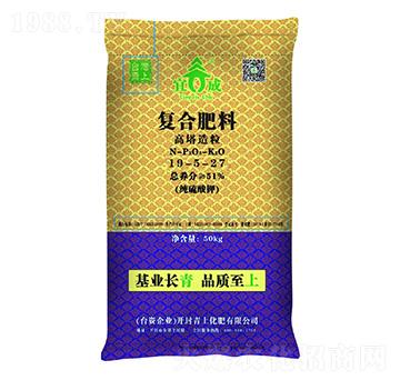 純硫酸鉀高塔造粒復(fù)合肥料19-5-27-宜成-青上化肥