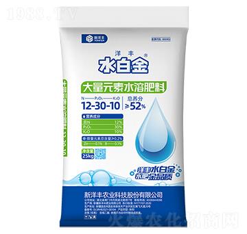 大量元素水溶肥料12-30-10+TE-洋豐·水白金