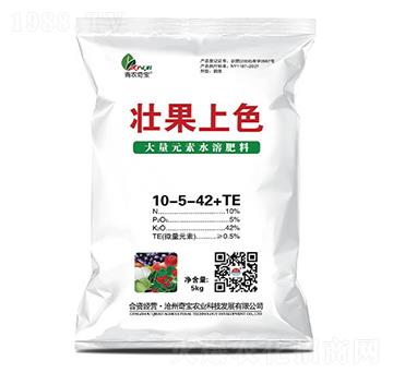 大量元素水溶肥料（5kg）10-5-42+TE-壯果上色-青農(nóng)奇寶