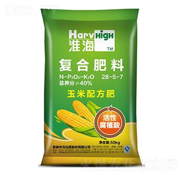 腐植酸玉米專用復合肥料28-5-7-淮海-中元化工