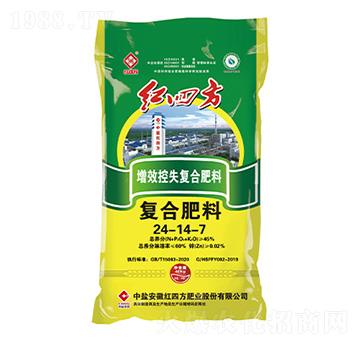 增效控失復合肥料24-14-7-紅四方