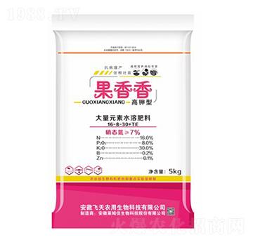 高鉀型大量元素水溶肥料16-8-30+TE-果香香-萊姆佳生物