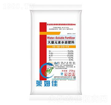 大量元素水溶肥料15-10-25+TE-萊姆佳生物