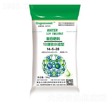 TD增效水溶型復(fù)合肥料14-5-28-力力惠生態(tài)