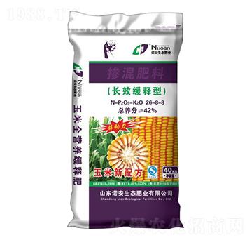 玉米專用長效緩釋型摻混肥料26-8-8-諾安生態(tài)