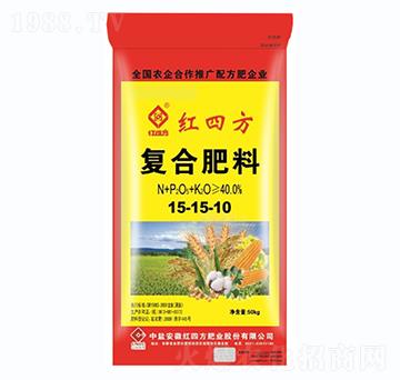 氯基復合肥料15-15-10-紅四方