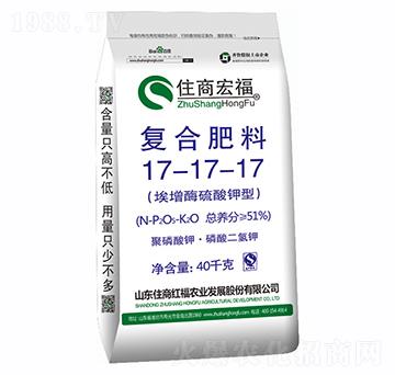 51%埃增酶硫酸鉀型復(fù)合肥料17-17-17-住商國(guó)際